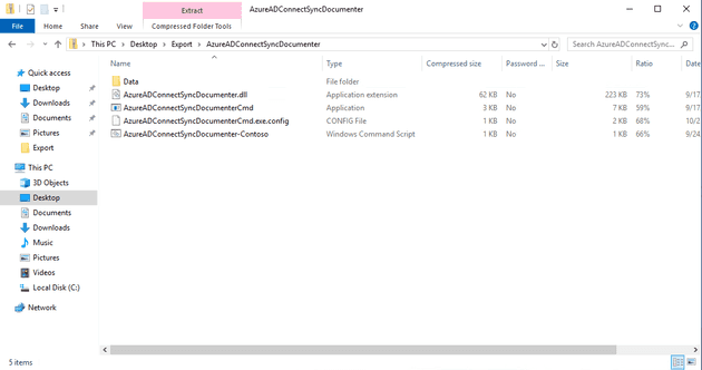 Documenter folder structure